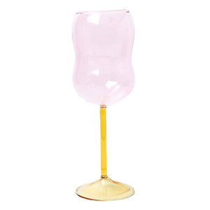 Color Spine Wine Glass